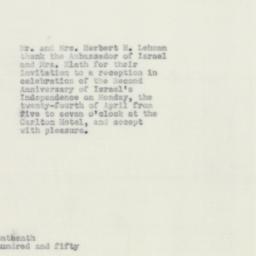 Letter: 1950 April 17