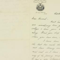 Letter: 1931 October 12