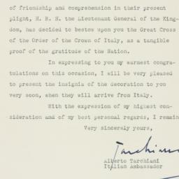 Letter: 1946 April 30
