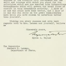 Letter: 1943 December 2