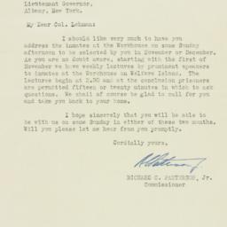 Letter: 1932 September 29