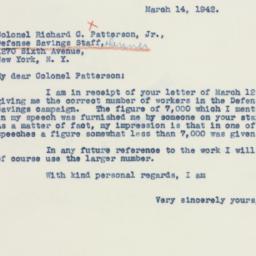 Letter: 1942 March 14