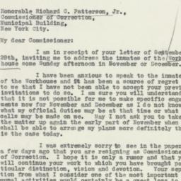 Letter: 1932 September 30