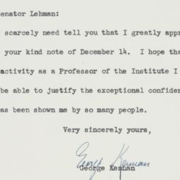 Letter: 1955 December 21