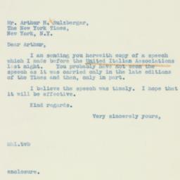Letter: 1938 September 25