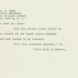 Letter: 1952 March 19