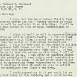Letter: 1954 January 21
