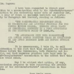 Letter: 1925 December 9