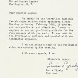 Administrative Record: 1953...
