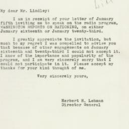 Letter: 1944 January 10
