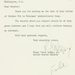 Letter: 1951 October 10