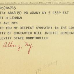 Letter: 1963 December 5