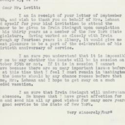 Letter: 1951 September 19