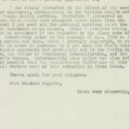 Letter: 1951 June 19