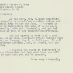 Letter: 1952 April 23