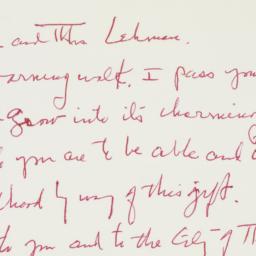 Letter: 1961 August 6