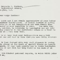 Letter: 1935 January 5