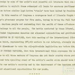Administrative Record: 1953...