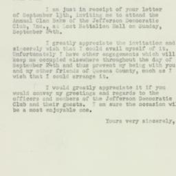Letter: 1950 September 18