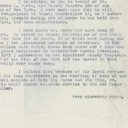Letter: 1953 December 4