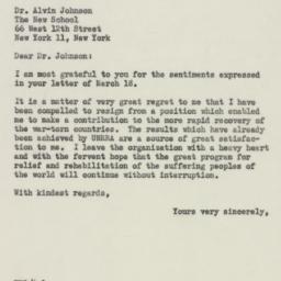 Letter: 1946 March 25