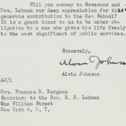 Letter: 1946 January 23
