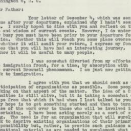 Letter: 1953 December 18