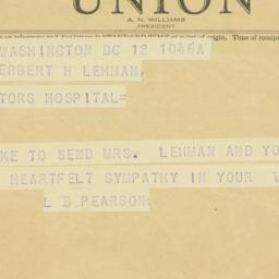 Telegram: 1944 April 12