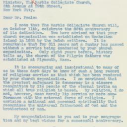 Letter: 1939 October 3