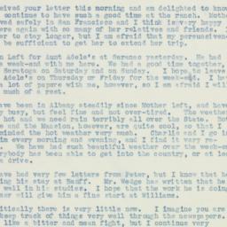 Letter: 1936 August 4