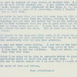 Letter: 1935 October 24
