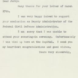 Letter: 1951 April 4