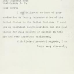 Letter: 1953 February 5