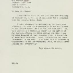 Letter: 1946 September 11