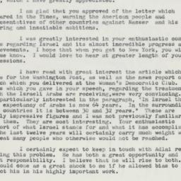 Letter: 1961 January 27