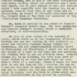 Letter: 1954 April 10