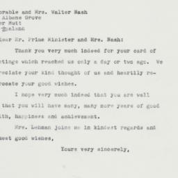 Letter: 1961 December 26