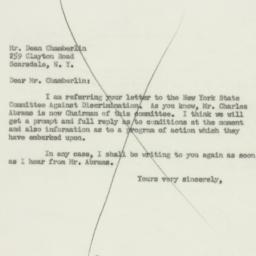 Letter: 1956 January 13