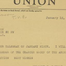 Letter: 1947 January 12