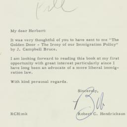 Letter: 1954 April 5