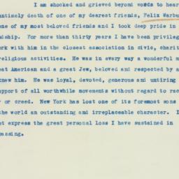 Press Release: 1937 October 20