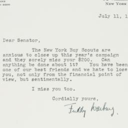 Letter: 1950 July 11