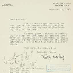 Letter: 1948 September 15