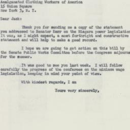 Letter: 1955 July 23
