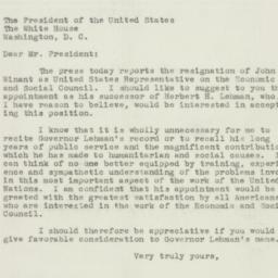 Letter: 1947 January 3
