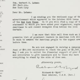Letter: 1949 October 21