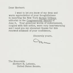 Letter: 1951 June 15