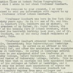 Telegram: 1952 February 14