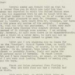 Telegram: 1949 March 15