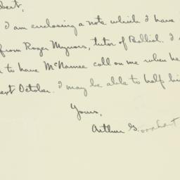 Letter: 1936 February 27